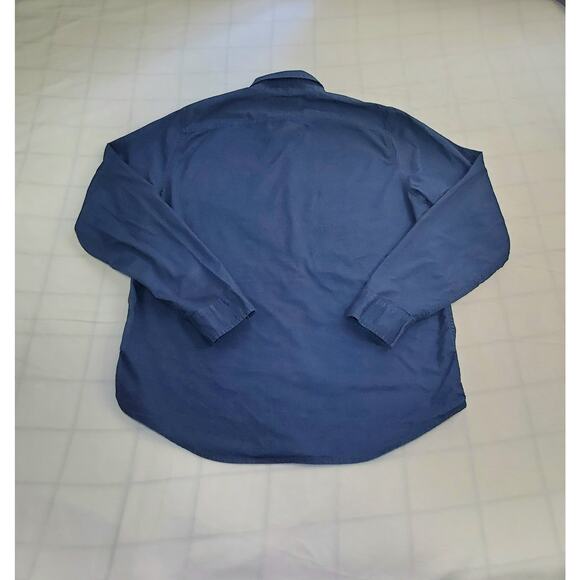 Hollister Califonia Size XL Men's Stretch Button Down Shirt Blue Ca13 - Picture 6 of 6